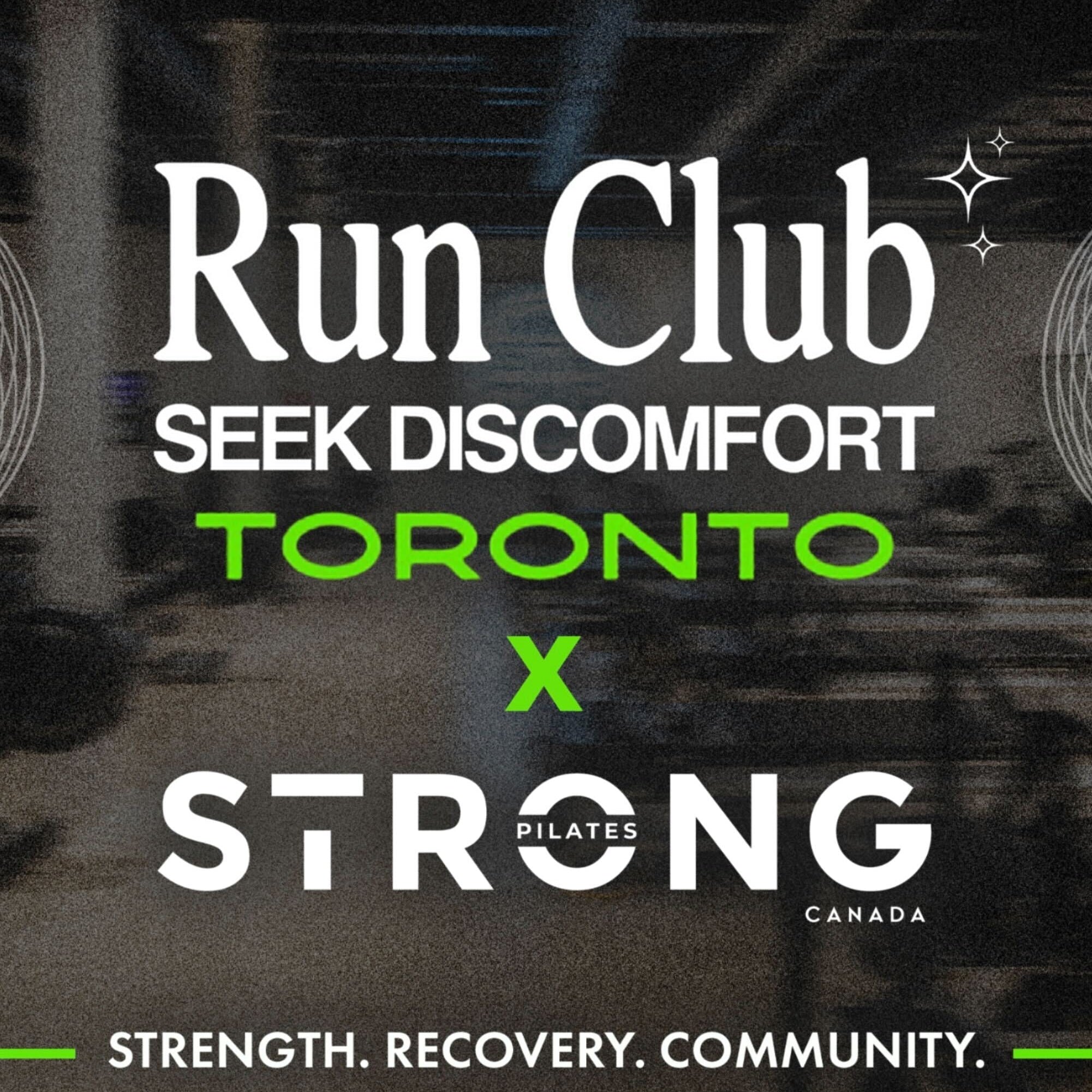 Seek Run Club x STRONG Pilates Little Italy