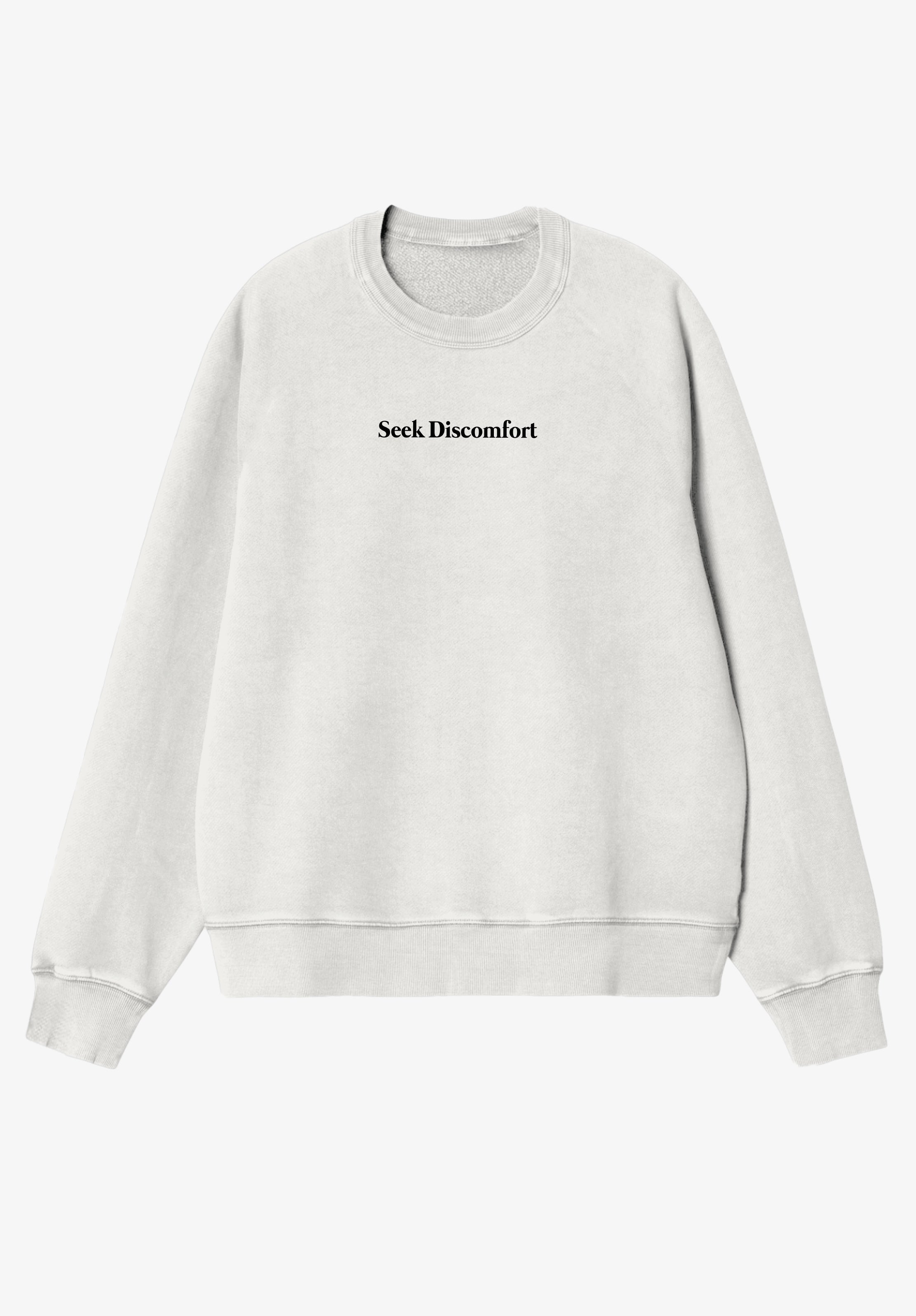 SD Essential Crewneck Bone - front