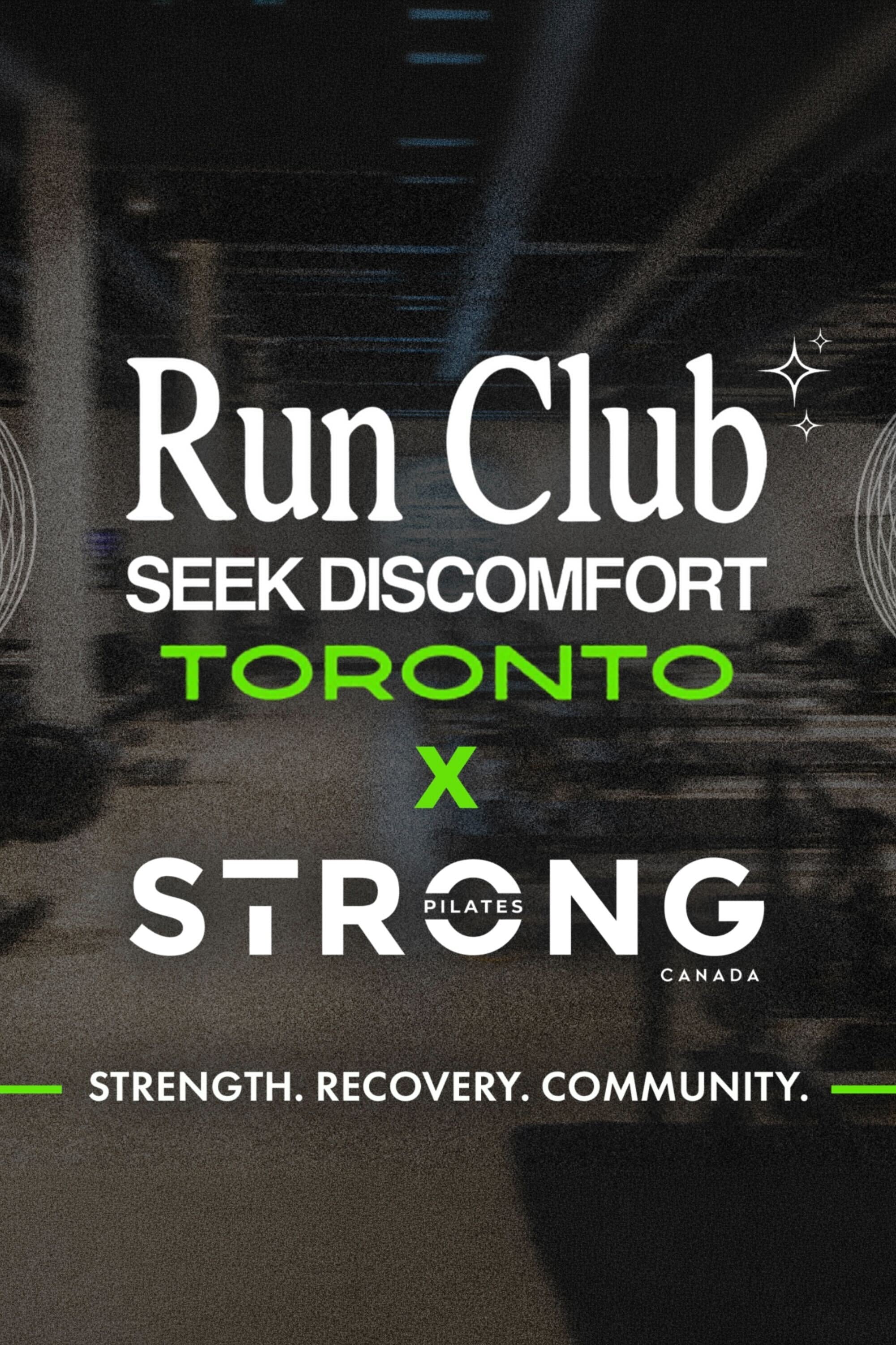 Seek Run Club x STRONG Pilates Little Italy