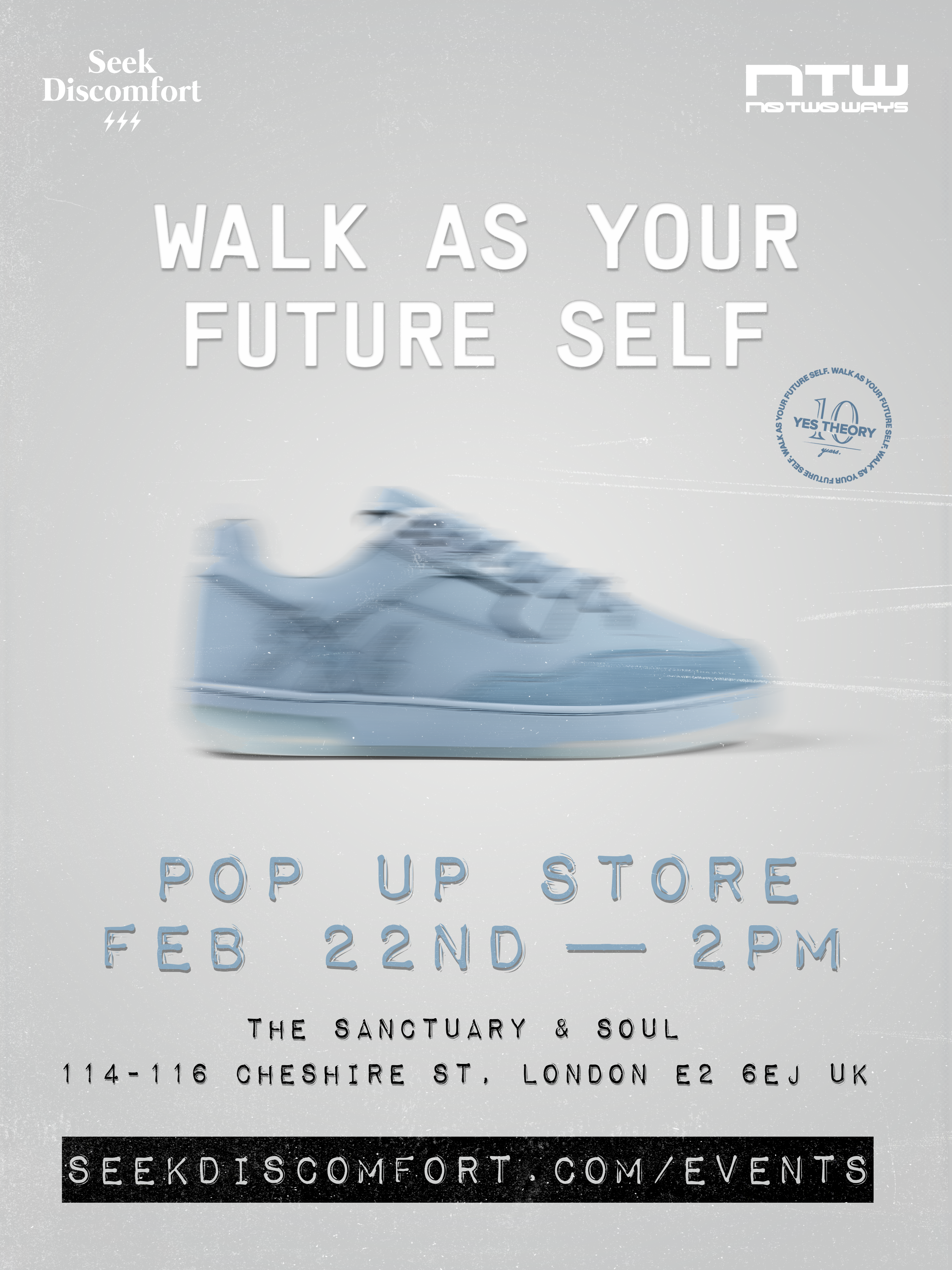 WALK AS YOUR FUTURE SELF - London Pop Up Launch
