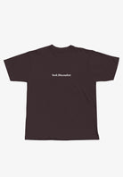 SD Essential Tee Dark Brown - front