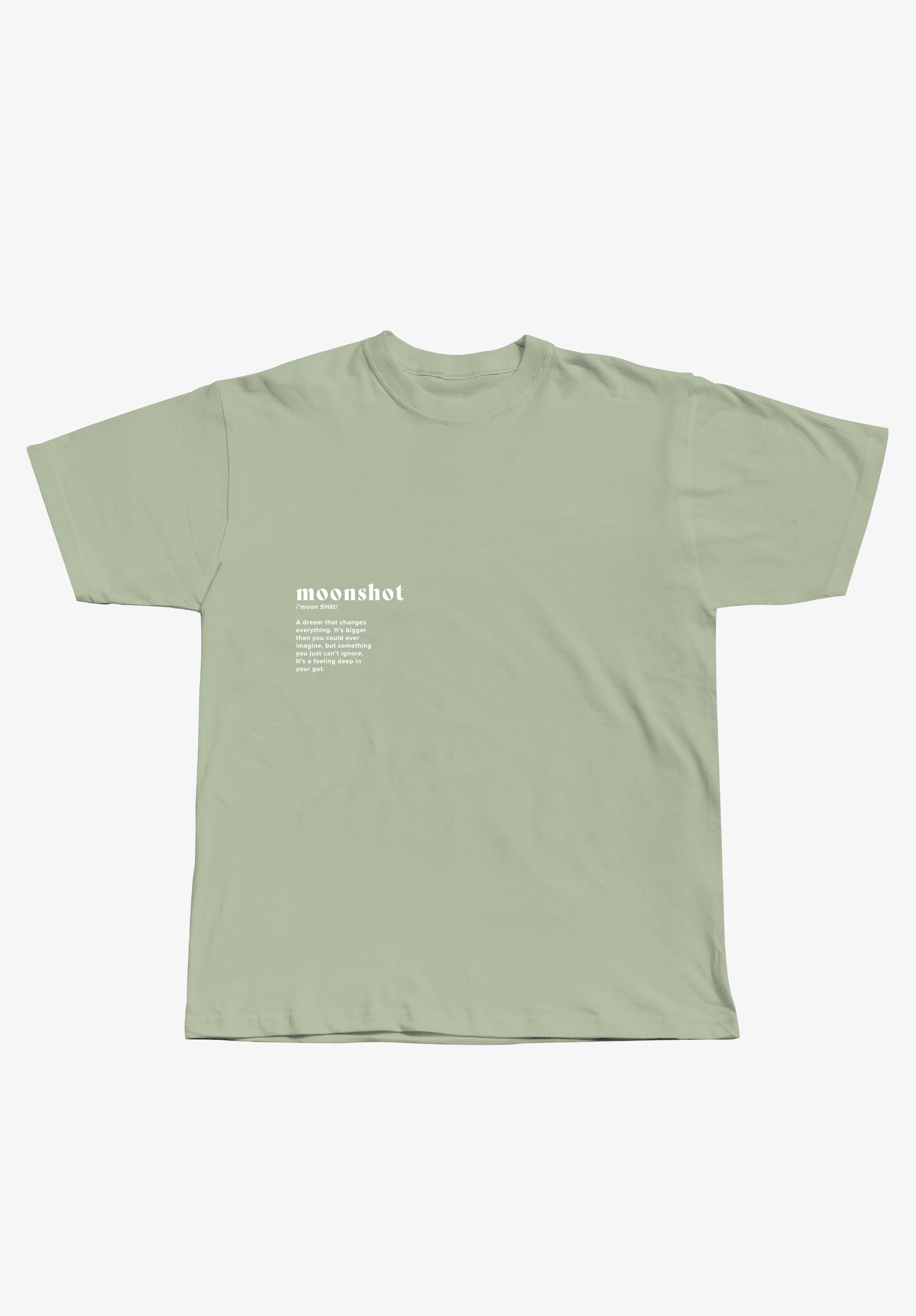 Olive Moonshot Tee - front