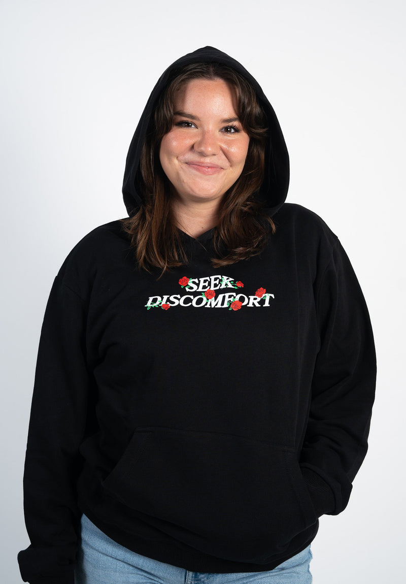 Black Roses Remix Hoodie – Seekdiscomfort-EU